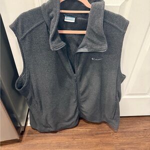 Columbia Gray Fleece Vest